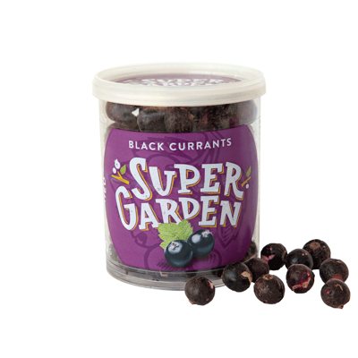 SUPERGARDEN, juodieji serbentai, džiovinti šaltyje, 30 g