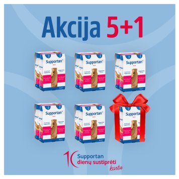 SUPPORTAN CAPPUCINO skonio gėrimas N4, 200 ml