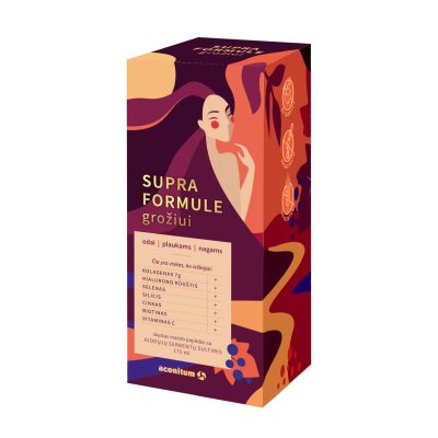 SUPRA FORMULE grožiui geriamasis skystis, 175 ml
