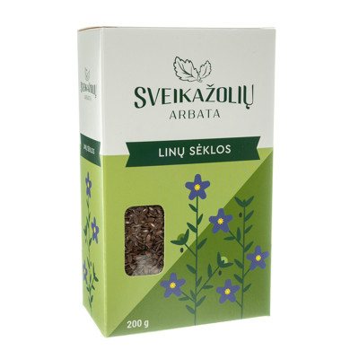 SVEIKAŽOLIŲ ARBATA LINŲ SĖKLOS, arbata, 200 g