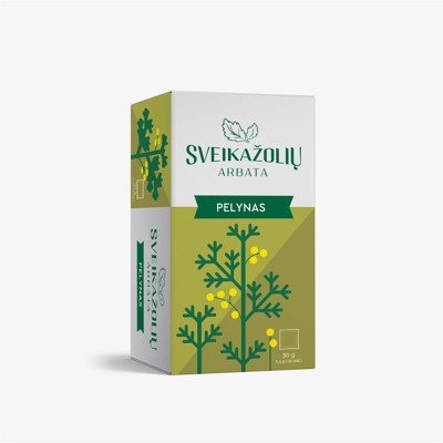 SVEIKAŽOLIŲ ARBATA PELYNAS, žolelių arbata, 20 vnt, 1.5 g