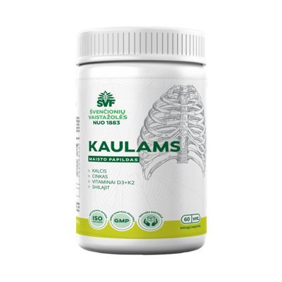 ŠVENČIONIŲ VAISTAŽOLĖS Kaulams, 60 kapsulių