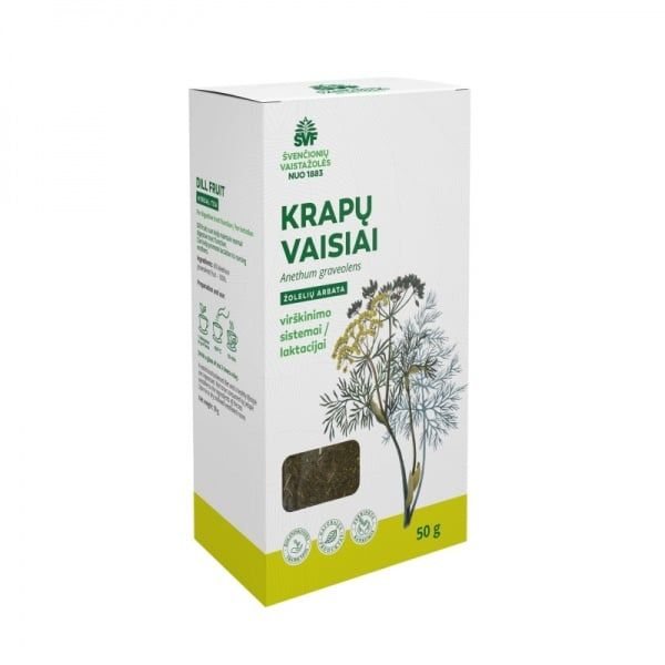 ŠVENČIONIŲ VAISTAŽOLĖS KRAPŲ VAISIAI, žolelių arbata, 50 g