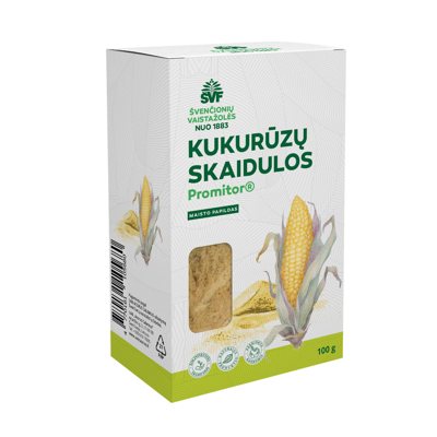 ŠVENČIONIŲ VAISTAŽOLĖS KUKURŪZŲ SKAIDULOS PROMITOR, . milteliai, 100 g