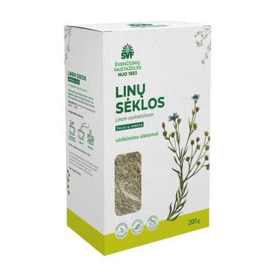 ŠVENČIONIŲ VAISTAŽOLĖS LINŲ SĖKLOS, 200 g