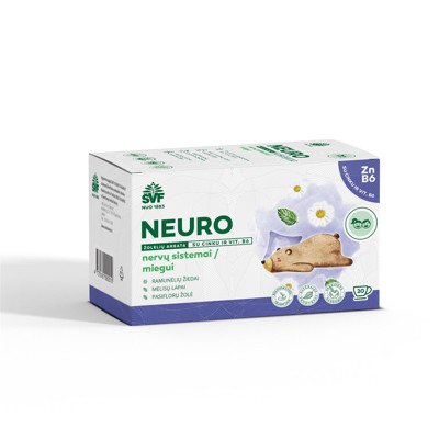 ŠVENČIONIŲ VAISTAŽOLĖS NEURO VAIKAMS, žolelių arbata nervų sistemai, miegui 1,5gx20