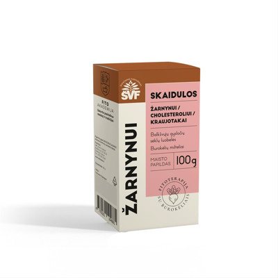 ŠVENČIONIŲ VAISTAŽOLĖS, Skaidulos žarnynui su burokėliais, 100 g