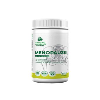 ŠVENČIONIŲ VAISTOŽOLĖS, MENOPAUZEI, 60 kapsulių