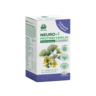 ŠVF kapsulės NEURO-1 PROTINEI VEIKLAI N60