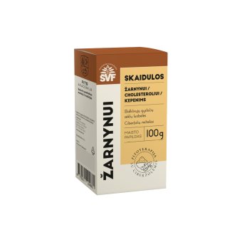ŠVF SKAIDULOS ŽARNYNUI, CHOLESTEROLIUI, KEPENIMS, 100 g