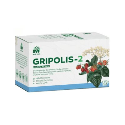 ŠVF žolelių arbata GRIPOLIS-2, N20, 2 g