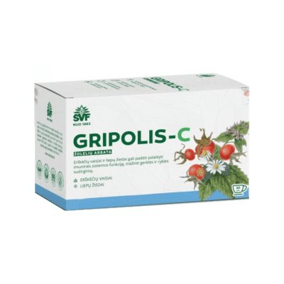 ŠVF žolelių arbata GRIPOLIS-C, N20, 2 g