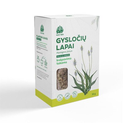 ŠVF/AC GYSLOČIŲ LAPAI, žolelių arbata, 50 g