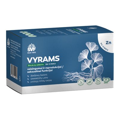 ŠVF/AC VYRAMS, vaistažolių arbata, N20