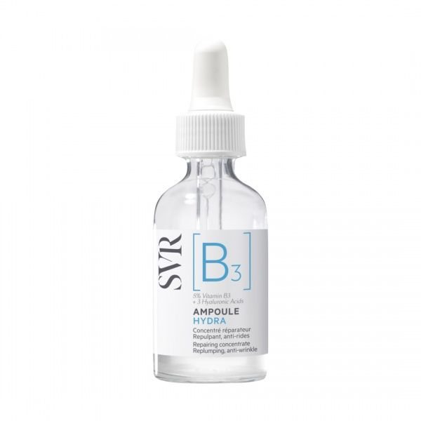SVR drėkinamasis koncentratas [B3] AMPOULE HYDRA, bekvapis, 30 ml