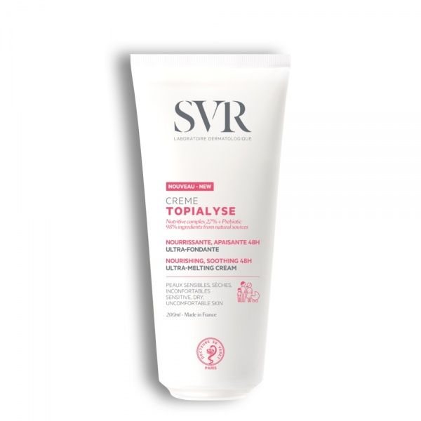 SVR TOPIALYSE CREME, kūno kremas-emolientas itin sausai odai, 200 ml