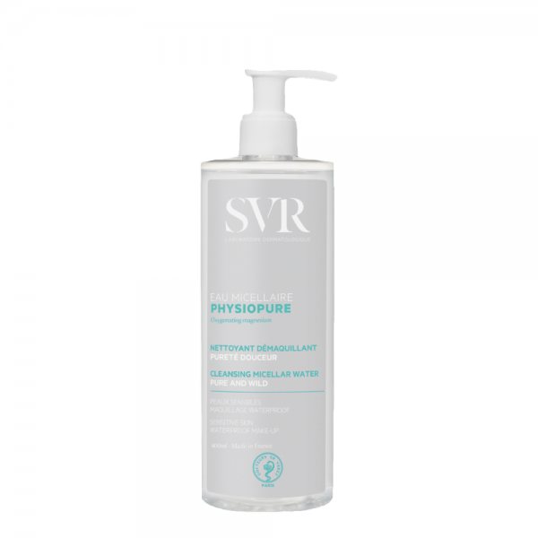 SVR micelinis makiažo valiklis jautriai odai PHYSIOPURE EAU MICELLAIRE, 400 ml
