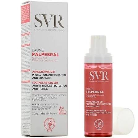 SVR PALPEBRAL raminamasis balzamas veidui, vokams ir aplink akis, 30 ml