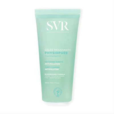 SVR PHYSIOPURE GELEE MOUSSANTE, energizuojantis veido prausiklis itin jautriai odai, 200 ml