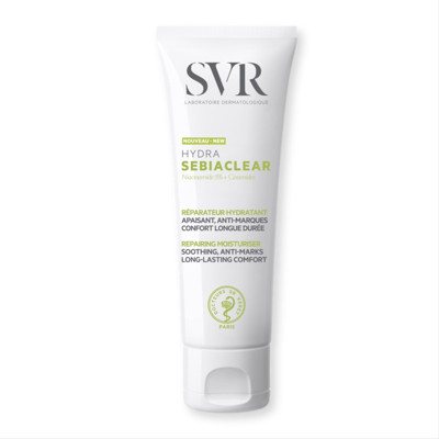 SVR SEBIACLEAR HYDRA, drėkinamasis veido kremas riebiai, mišriai odai, 40 ml