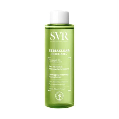 SVR SEBIACLEAR MICRO-PEEL, šveičiamasis losjonas riebiai, probleminei odai, 150 ml