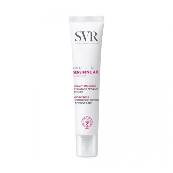 SVR SENSIFINE AR CREME RICHE raminamasis veido kremas į raudonį linkusiai odai, 40 ml
