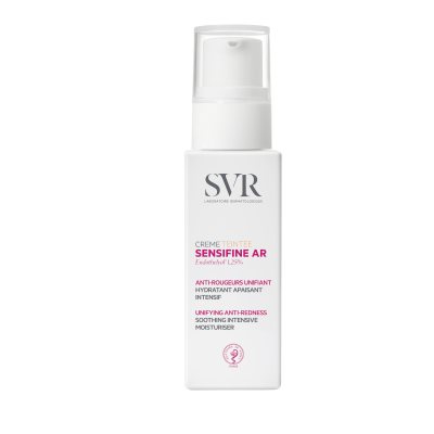 SVR SENSIFINE AR CRÈME TEINTÉE tonuojamasis veido kremas jautrios odos paraudimui maskuoti, 40 ml