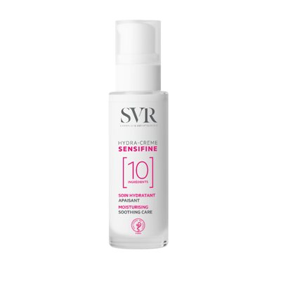 SVR SENSIFINE HYDRA CRÈME, raminamasis kremas jautriai, alergiškai veido odai, 40 ml