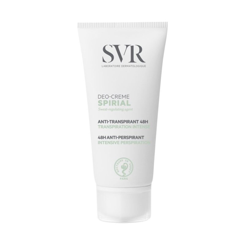 SVR SPIRAL DEO-CREME intensyvaus poveikio antipersiprantinis kremas, 50 ml