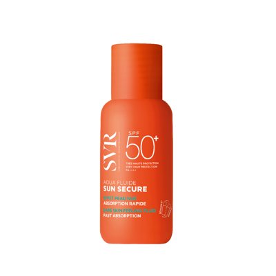 SVR SUN SECURE AQUA FLUIDE ULTRA-LEGER, apsauga nuo saulės veidui, SPF50+, 50 ml