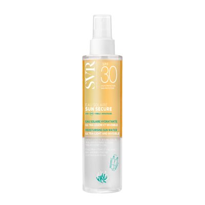 SVR SUN SECURE EAU SOLAIRE, purškiamas dvifazis vanduo nuo saulės, SPF30+, 200 ml