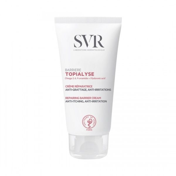 SVR TOPIALYSE BARRIERE rankų ir kūno kremas nuo niežulio ir sudirginimo, 50 ml