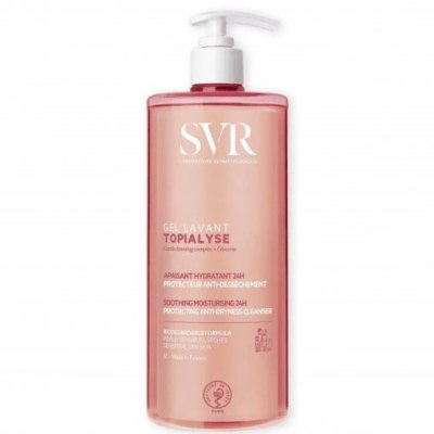 SVR TOPIALYSE GEL LAVANT kūno prausiklis itin sausai, atopinei odai, 1 l