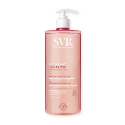 SVR TOPIALYSE GEL LAVANT, kūno prausiklis sudirgusiai, sausai odai, 1 l