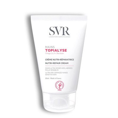 SVR TOPIALYSE MAINS, maitinamasis rankų kremas išsausėjusiai, šerpetojančiai odai, 50 ml