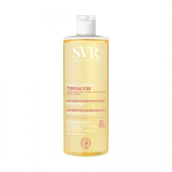 SVR valantis micelinis aliejus nuo sudirgimo TOPIALYSE, 400 ml
