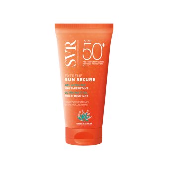 SVR veido ir kūno gelis nuo saulės su dideliu atsparumu vandeniui SUN SECURE EXTREME, SPF 50+, 50 ml