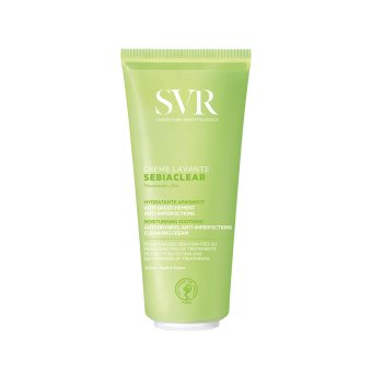 SVR veido prausiklis itin jautriai, nuo aknės gydomai odai SEBIACLEAR CREME LAVANTE, 200 ml