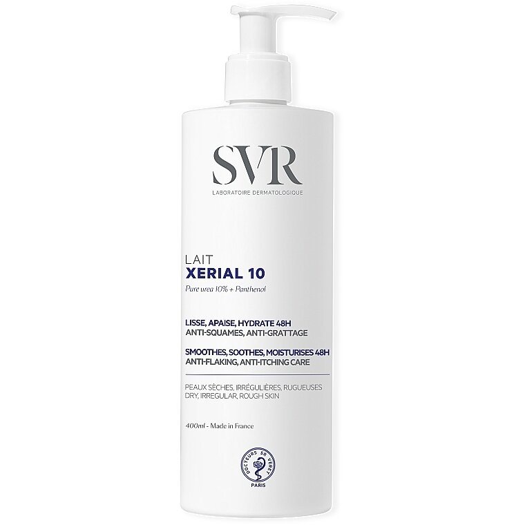 SVR XERIAL 10 LAIT intensyviai drėkinantis kūno pienelis, 400 ml