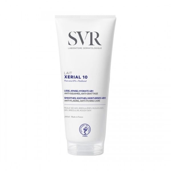SVR XERIAL 10 LAIT kūno pienelis su 10% šlapalo, 200 ml