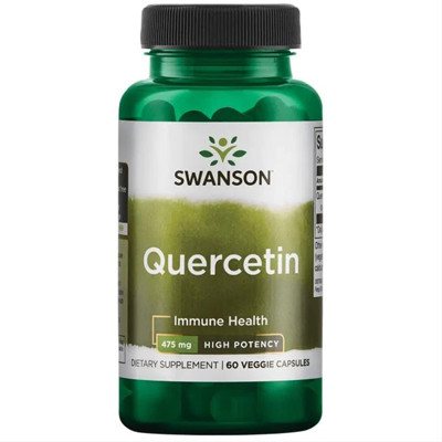 SWANSON, 475mg, Kvercetinas, kapsulės, N60