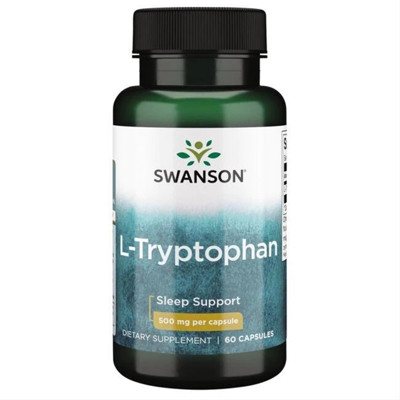 SWANSON, 500mg, L-Triptofanas, kapsulės, N60
