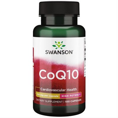 SWANSON KOFERMENTAS Q10, 120 mg, 100 kapsulių
