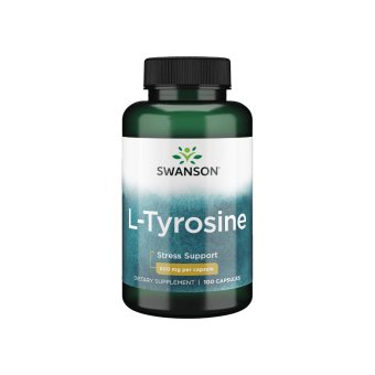 SWANSON L-TIROZINAS 500 MG, 100 kapsulių
