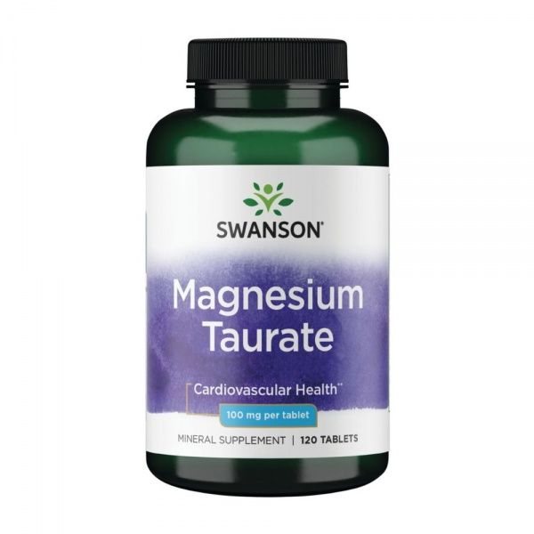 SWANSON maisto papildas MAGNIO TAURATAS 100 mg, 120 kaps.