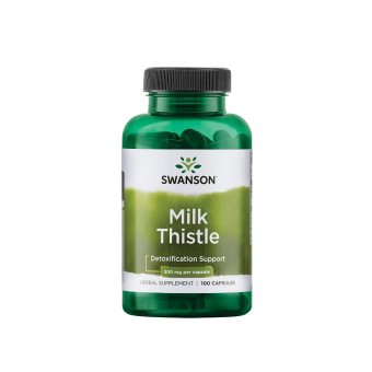 SWANSON MILK THISTLE (TIKRASIS MARGAINIS), 100 kapsulių