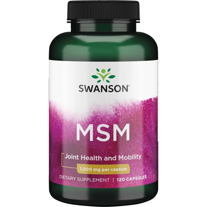SWANSON, MSM 1000MG kaps., N120