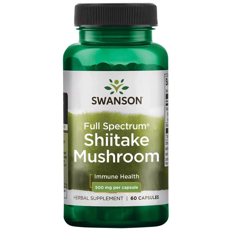SWANSON, Shiitake kaps., N60