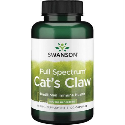 SWANSON UNA DE GATO (GAURUOTOJI UNKARIJA), 500 mg, 100 kapsulių