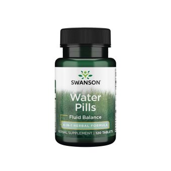 SWANSON WATER PILLS, 120 tablečių